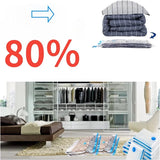 Vacuum Storage Bags with Hand Pump | Space-Saving Compression Bags for Clothes, Blankets & Bedding | 5-Pack